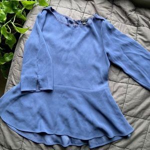 S Ann Taylor Peplum Blouse